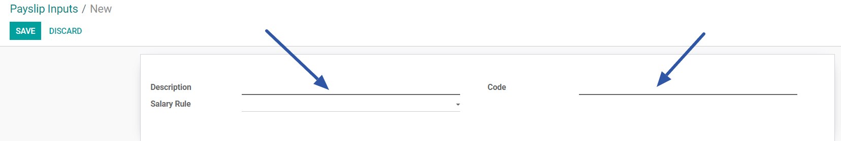 Payslip Inputs