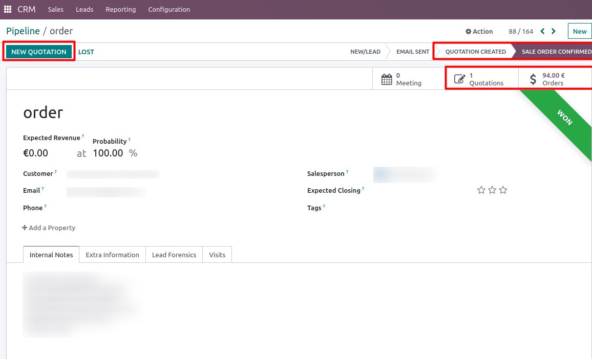 Automated CRM Status Updates Odoo