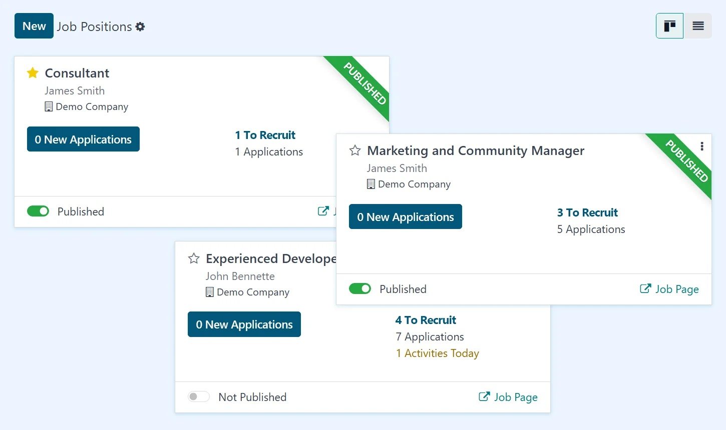 Job board HR software