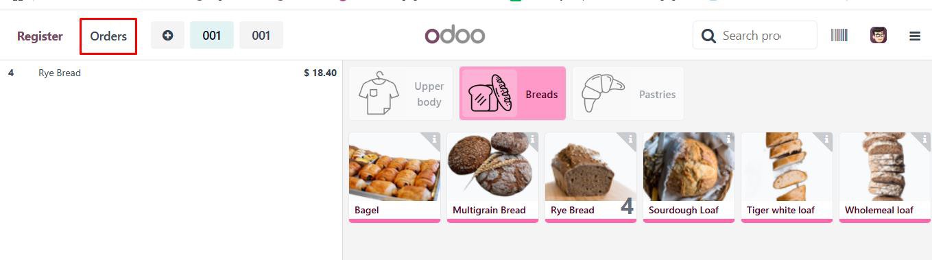 Viewing Orders in Odoo PoS