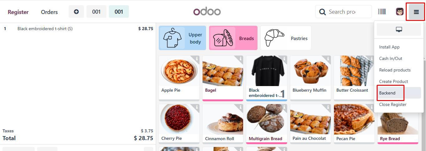 PoS orders Odoo 18