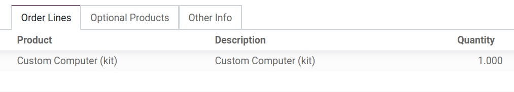 Managing stock of component products in Odoo Manufacturing