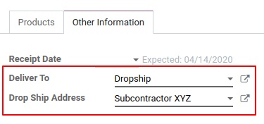 Replenishment from another supplier Odoo