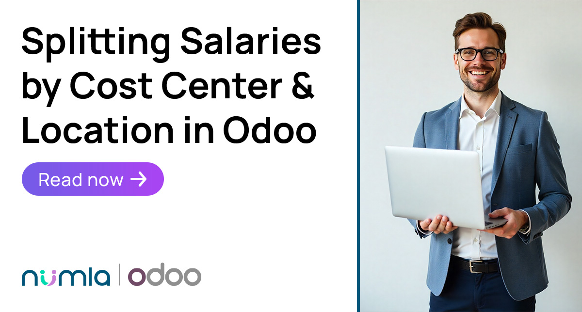 How to Split Salaries Across Cost Centers in Odoo | Numla