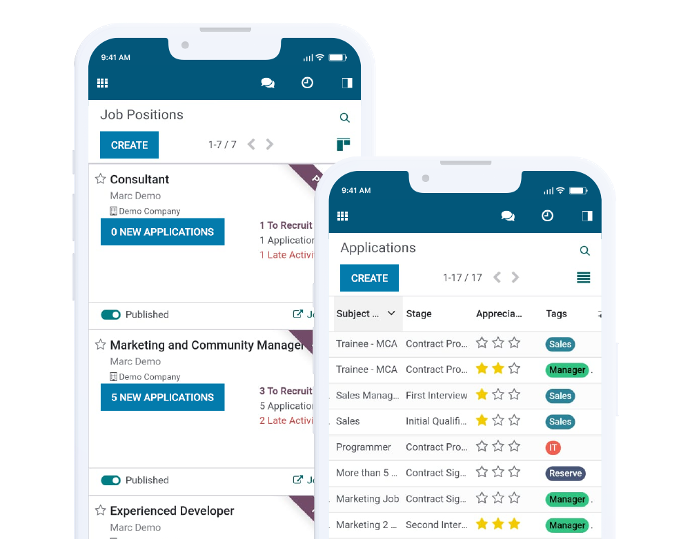 Numla Talent Acquisition mobile interface