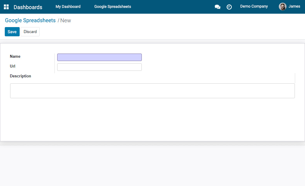 Integrate Google Spreadsheets