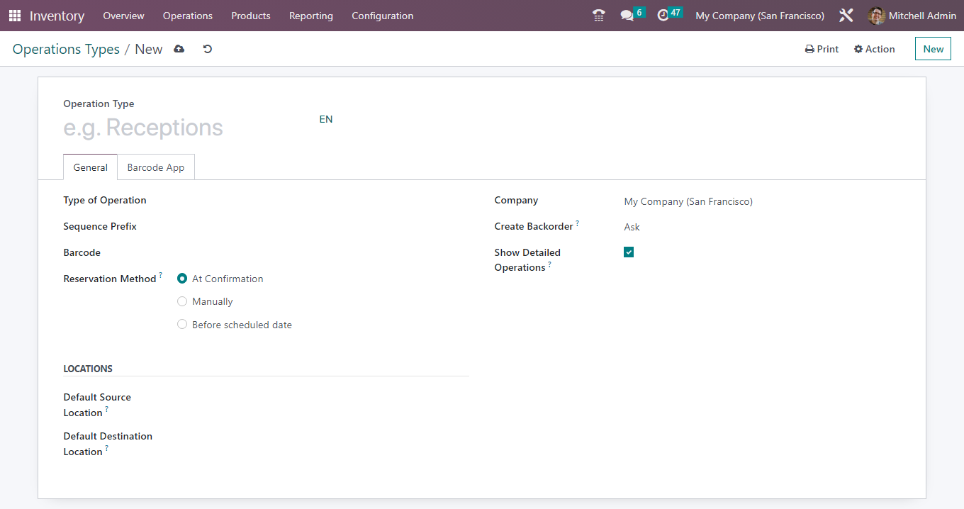 Understanding Inventory Operation Types in Odoo | Numla