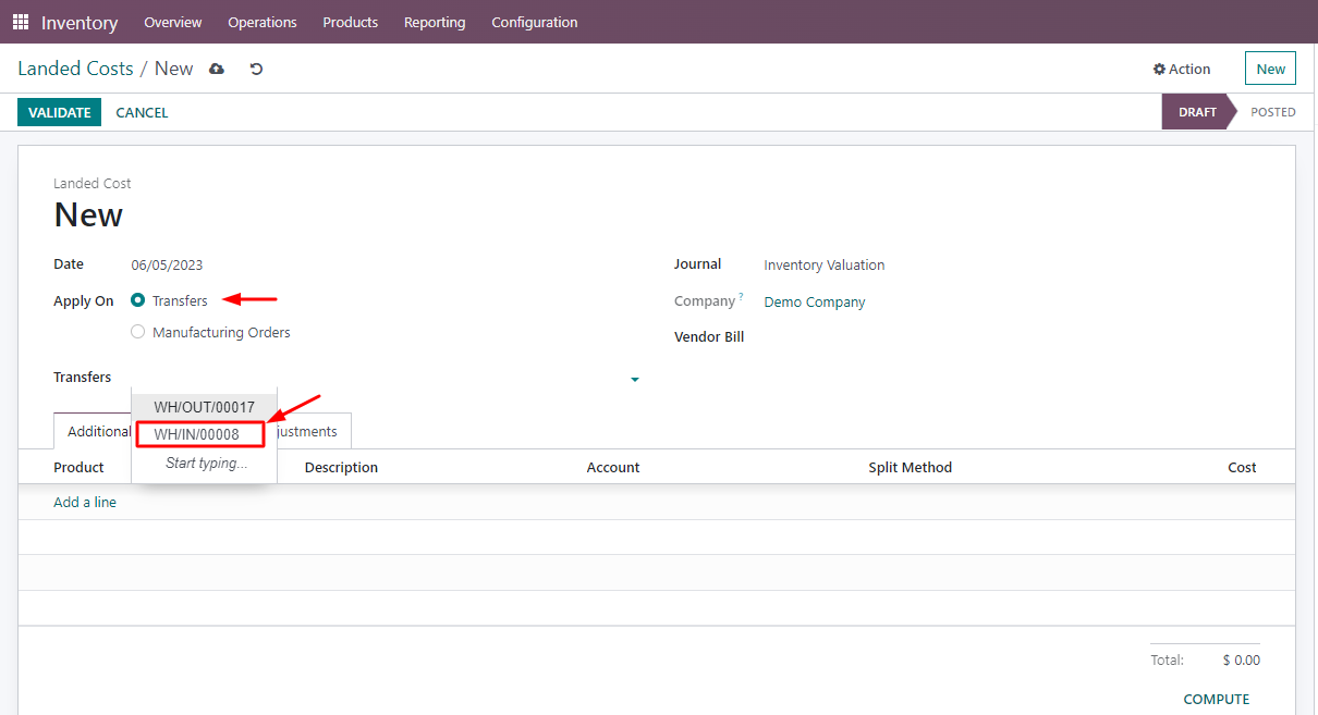 All You Need to Know about Landed Costs in Odoo Inventory