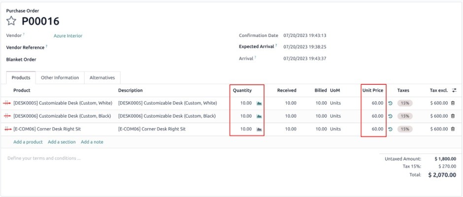 Screenshot of generating purchase order.jpg