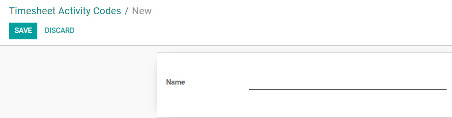 Showing Timesheet Activity