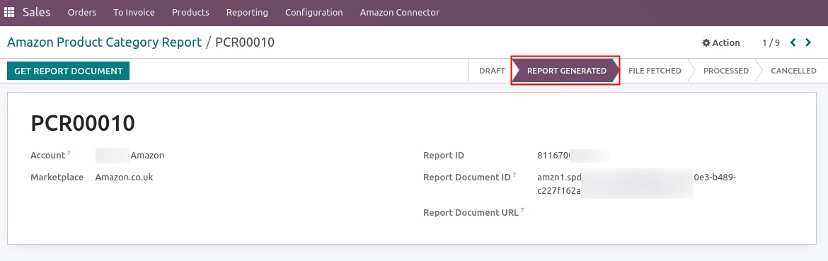 Amazon Product Category Report Generated