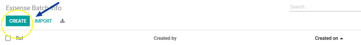 Create Expense Batch