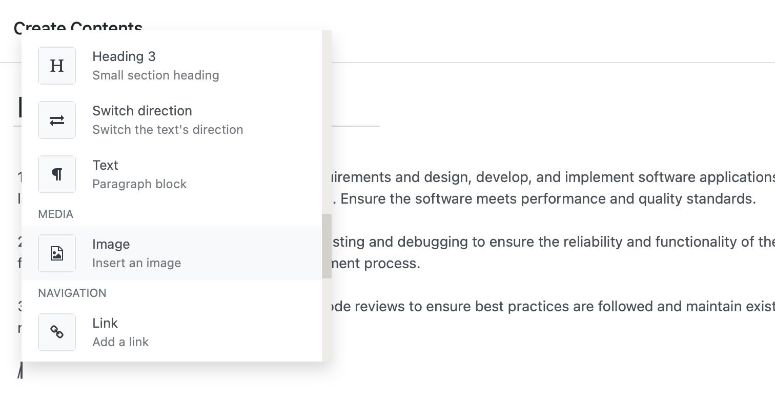 Add components